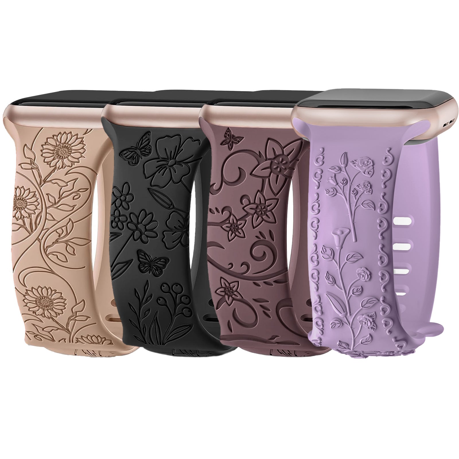 Apple Watch Armbänder – Stilvoll, bequem, günstig, 4er Pack in verschiedenen Farben