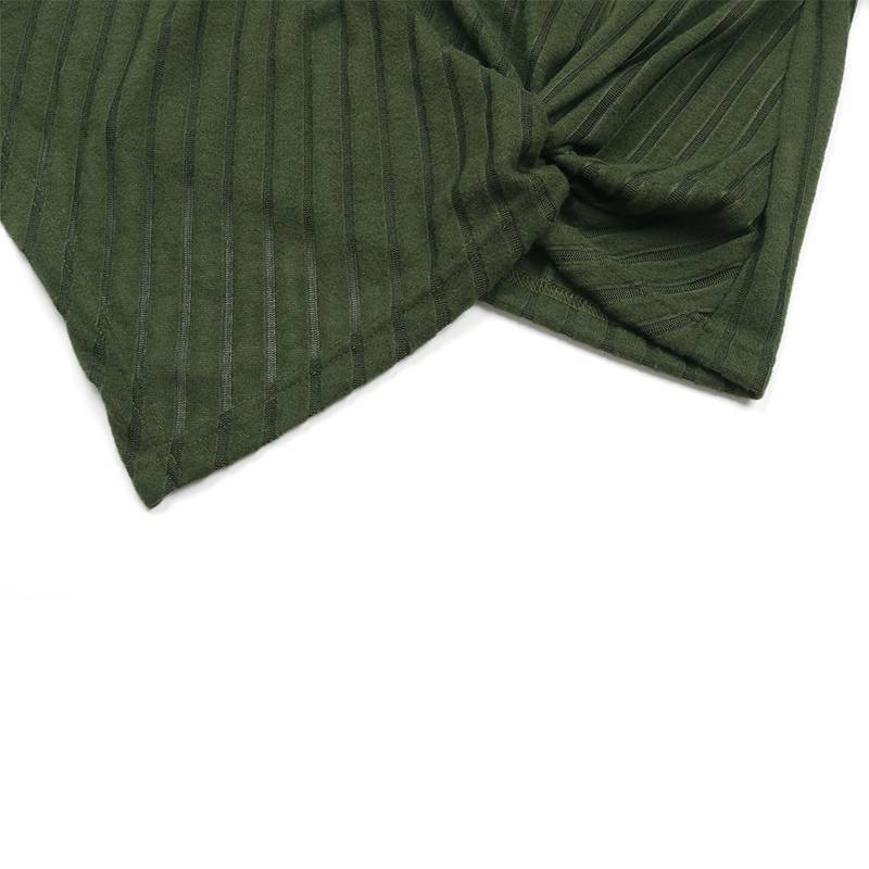 Twist V-Knopf Rippenpulli – Strickpullover mit V-Ausschnitt & Twist