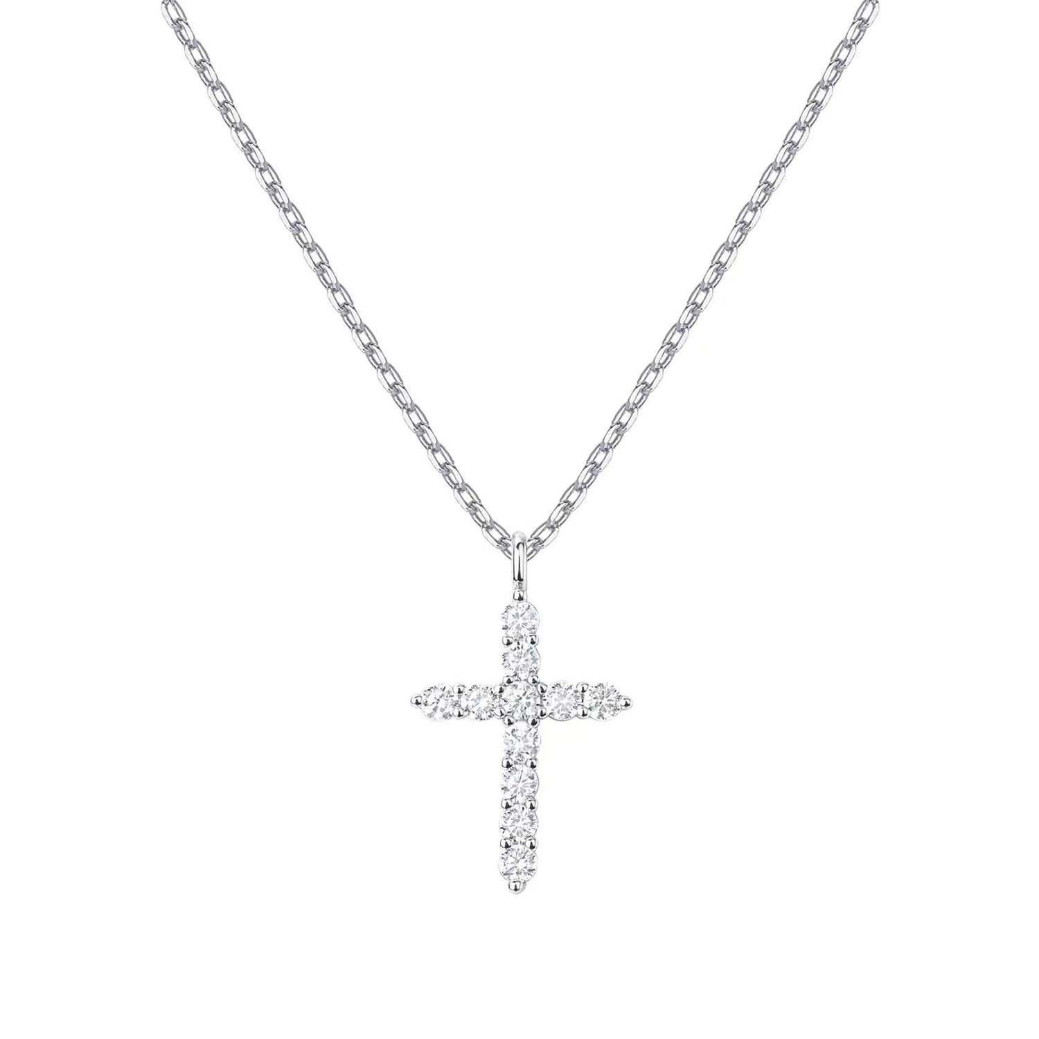 Luxus Kreuz Halskette