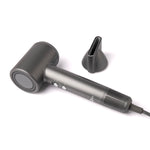 Infly Ultraschneller Haartrockner Grau mit Aufsätzen – schnelles Trocknen für glänzendes Haar