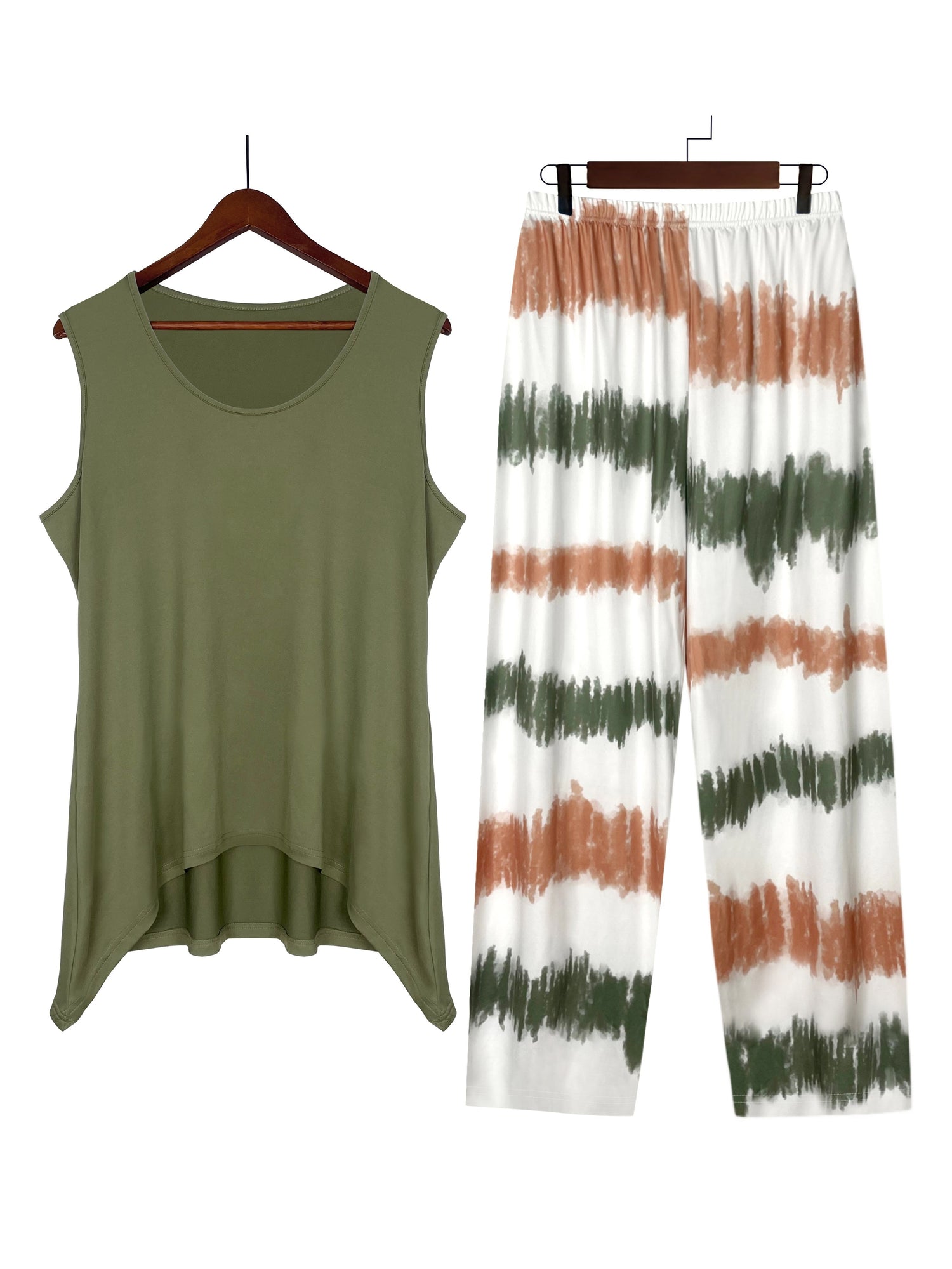 Bloom Elegance Twin Set – Floral Zweiteiler mit Batwing Sleeves