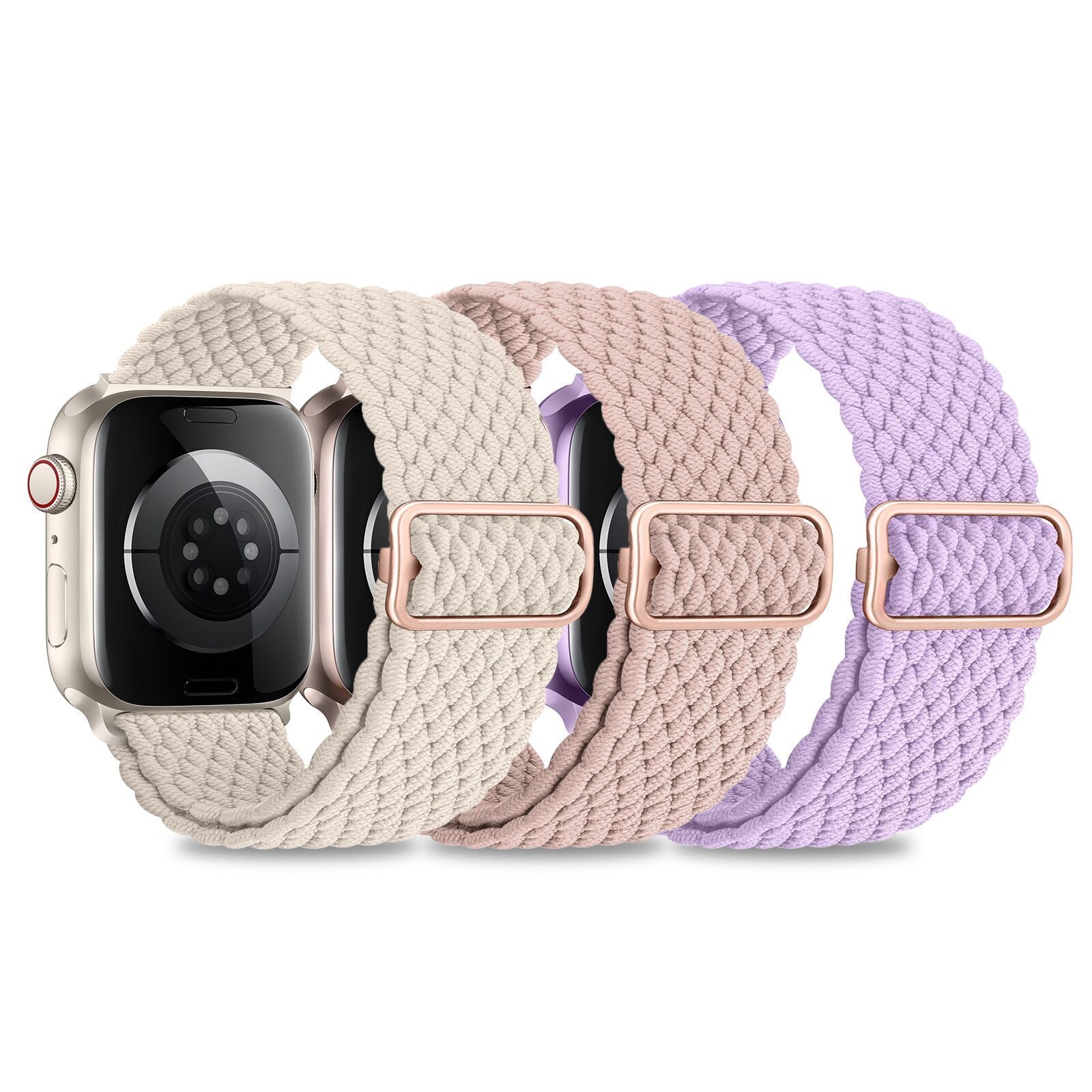 Apple Watch Stoff Armband 3er Pack – Nylon S